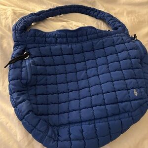 FP Movement by Free People Quilted Blue Shoulder Bag